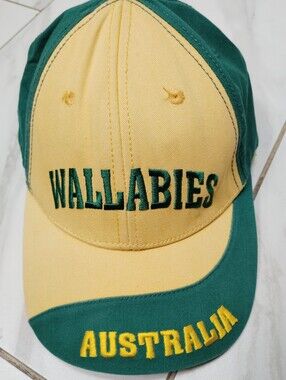 Wallabies Rugby Gear Hat Cap Embroidered Logo Strapback